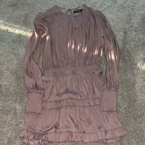 Do+Be mauve long sleeve dress